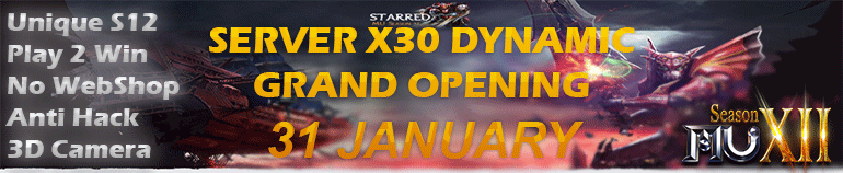 Starred MU | x30 Dynamic | No Webshop | Antihack | 3D | Opening 31 JANUARY | 31.01.2019 | Let's GO! Starred770x158-9-2